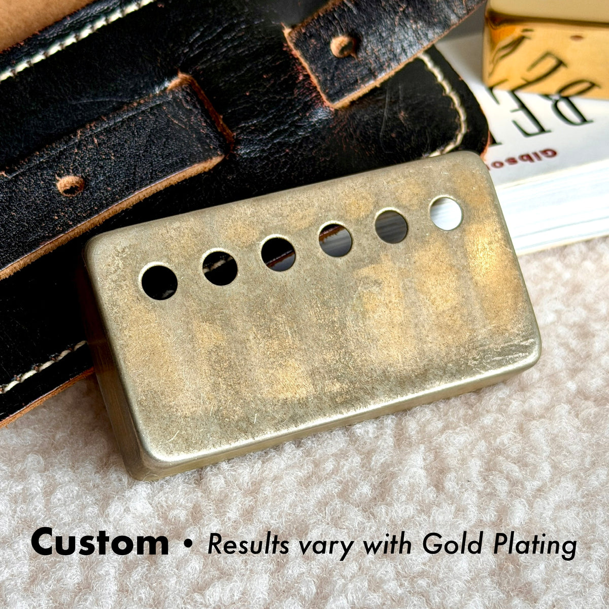 Burst • 1959 Gold PAF Pickup Covers Vintage Rounded