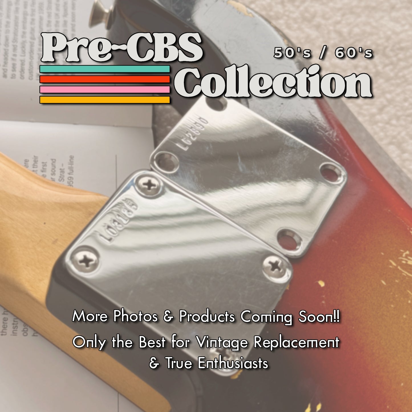 Pre-CBS • 刻印入りネックプレート レプリカ