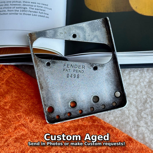 Tele® Pat Pend ブリッジプレート（オプションのシリアルナンバー）