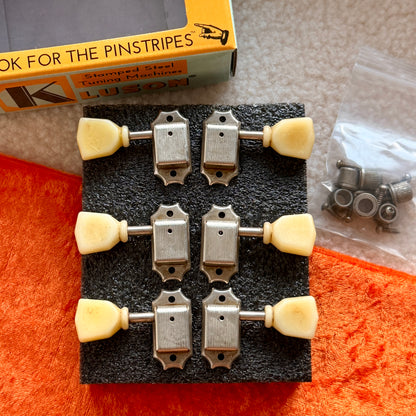 Open Box Kluson Gibson Relic Aged Kluson Single Ring Les Paul Tuners Relic Gibson Custom Shop Tuners 1959 Les Paul Machine Heads Relic Keystone Tulip Kluson Buttons