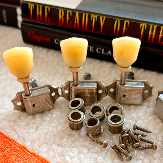 クルーソン® デラックス シングルライン シングルリングチューナー・ギブソンスタイル