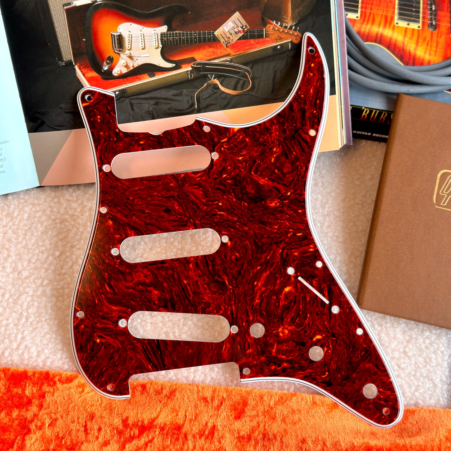 1962 Strat® Celluloid Nitrate Tortoise Shell Pickguard